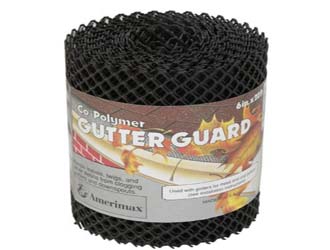 Gutter guard mesh
